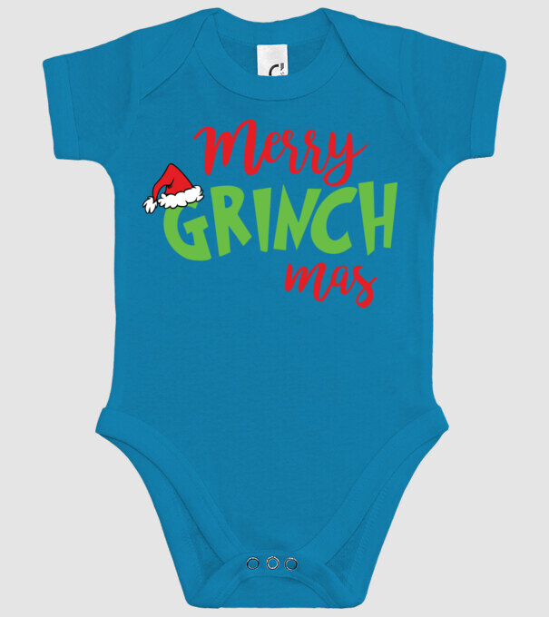 Grinchmas model turcoaz pe tricou