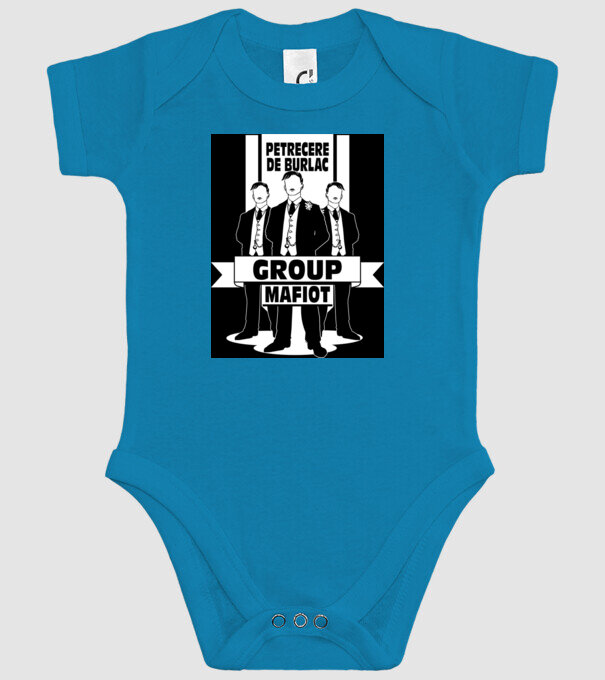 Group Mafiot model turcoaz pe tricou