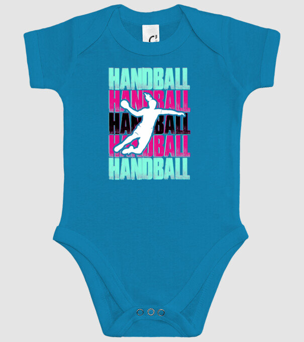 handball model turcoaz pe tricou