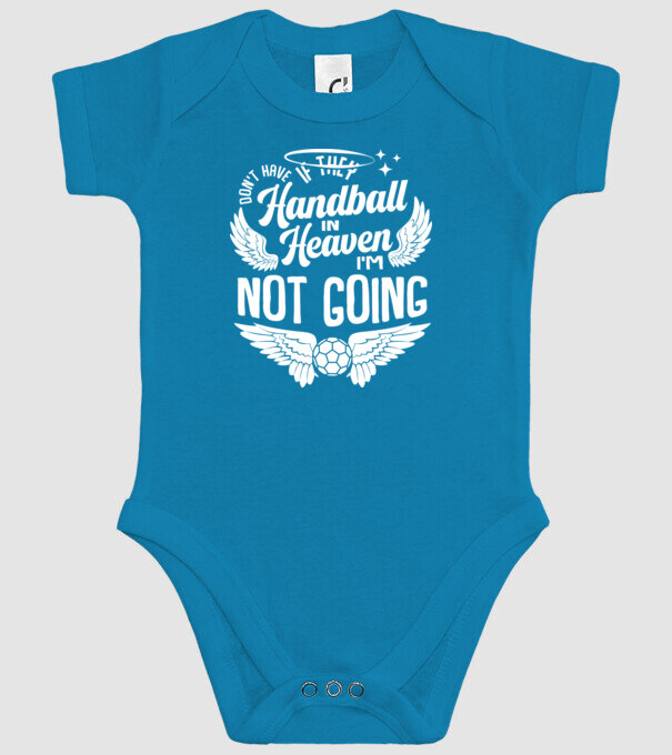 Handball in Heaven model turcoaz pe tricou