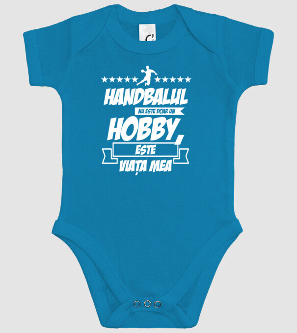 Handbalul nu este doar un hobby, este viața mea model turcoaz pe tricou