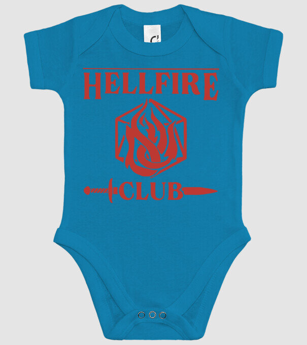 hellfire club 85 model turcoaz pe tricou