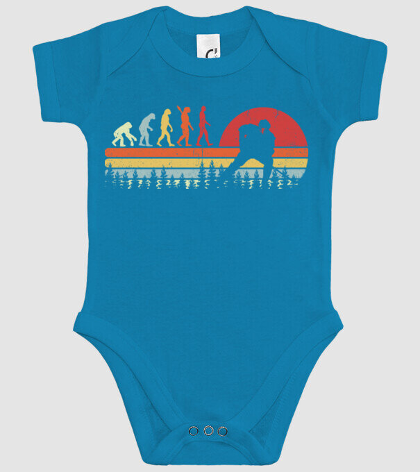 Hockey evolution model turcoaz pe tricou