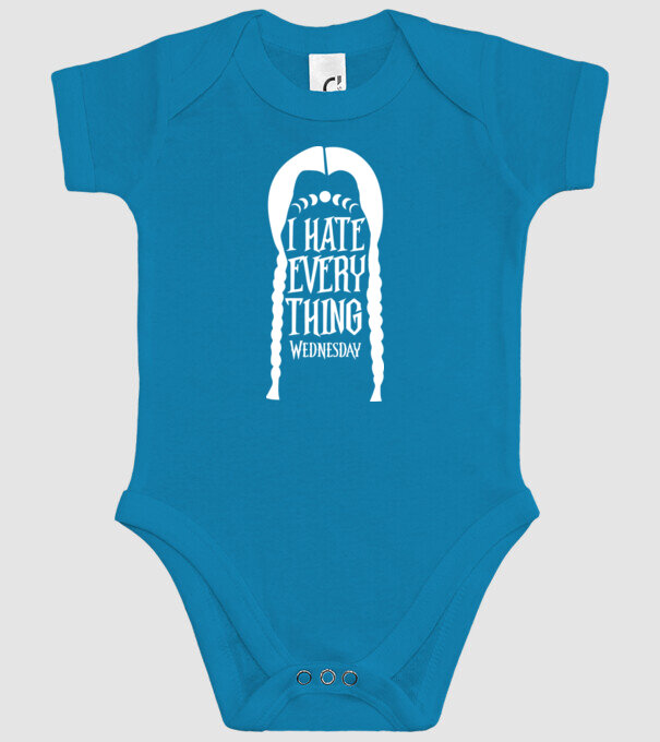  I hate everything model turcoaz pe tricou