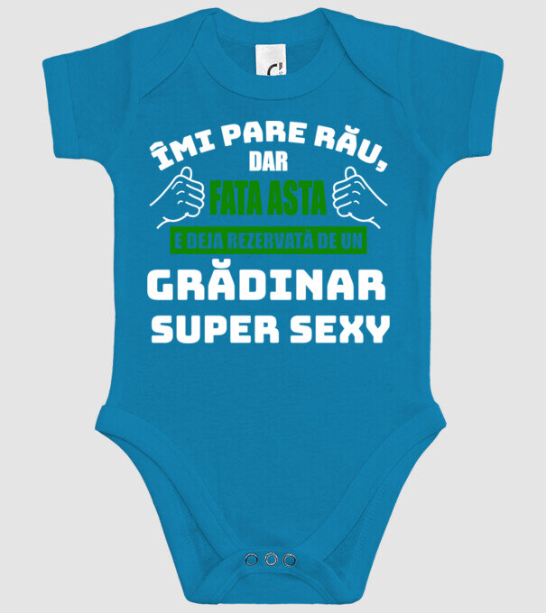 Îmi pare rău, dar fata asta e deja rezervată de un grădinar super sexy model turcoaz pe tricou