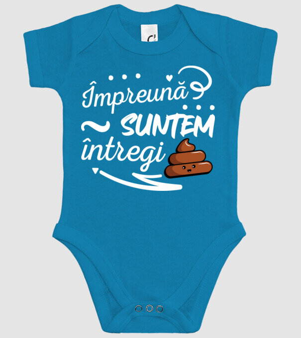 Împreună suntem întregi! model turcoaz pe tricou