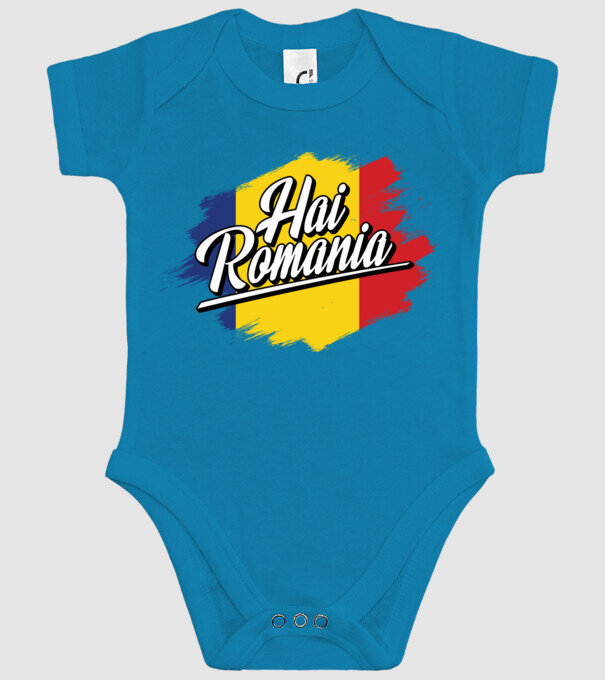 Inscripție cu steag model turcoaz pe tricou