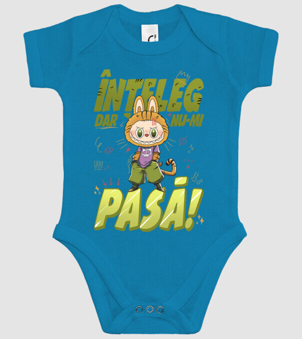Înțeleg dar nu-mi pasă! model turcoaz pe tricou