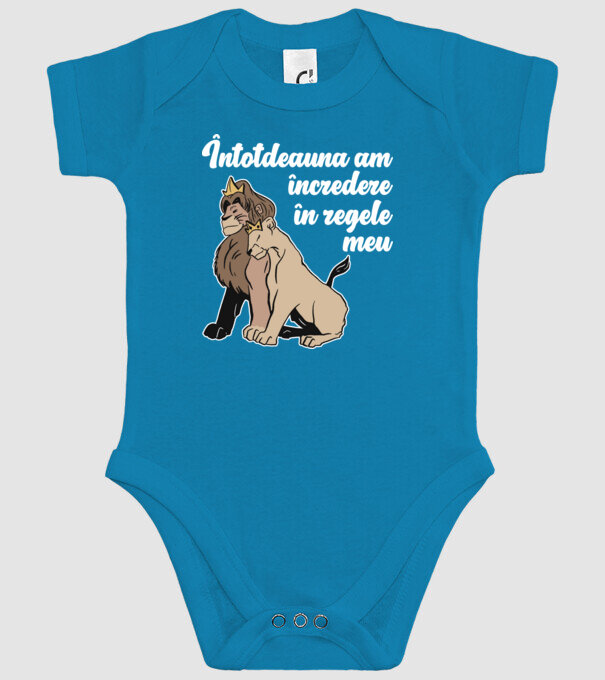 Întotdeauna am încredere în regele meu model turcoaz pe tricou