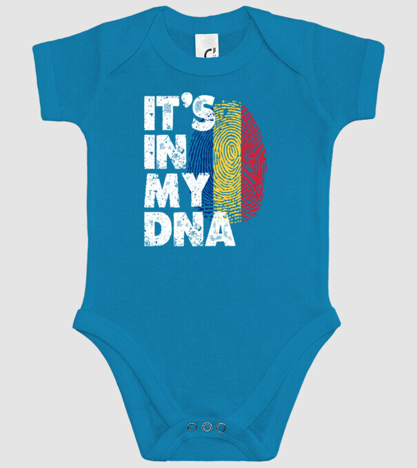 its in my dna model turcoaz pe tricou