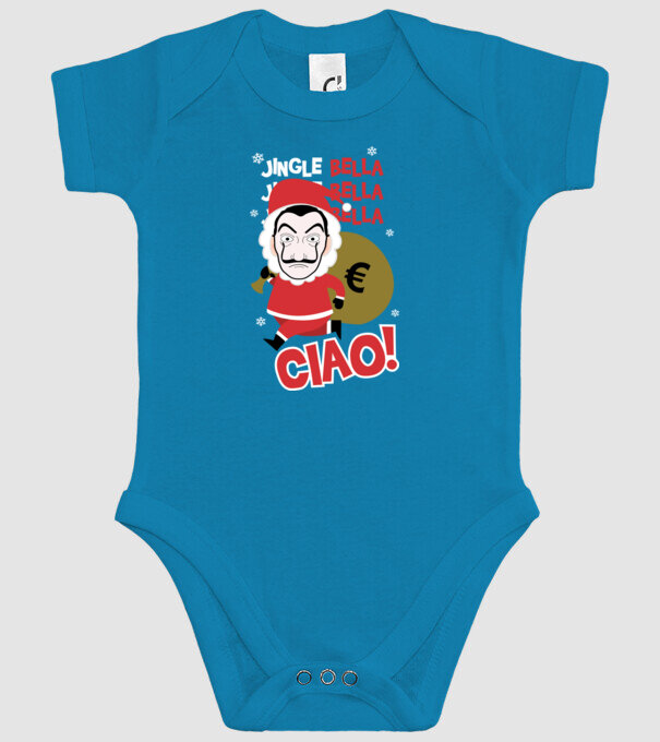 jingle bella christmas la casa de papel model turcoaz pe tricou