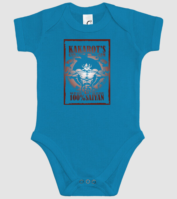kakarots gym dragonball model turcoaz pe tricou