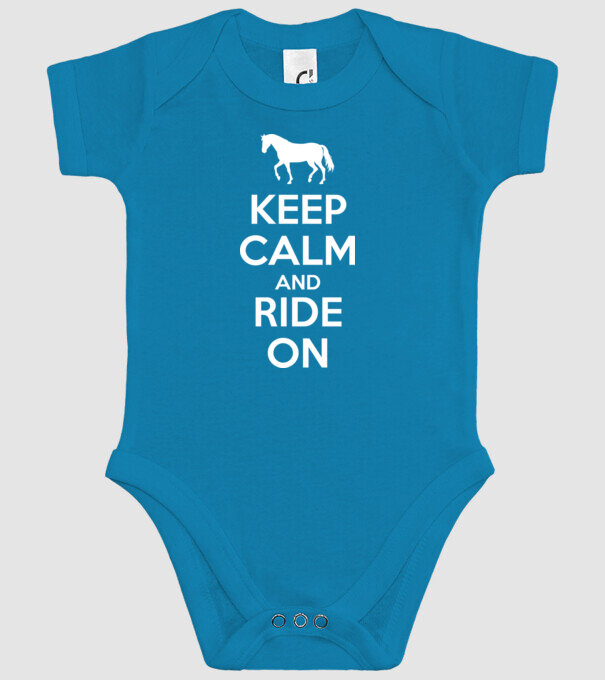 keep calm model turcoaz pe tricou