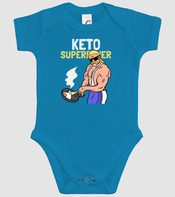 KETO SUPERPOWER model turcoaz pe tricou