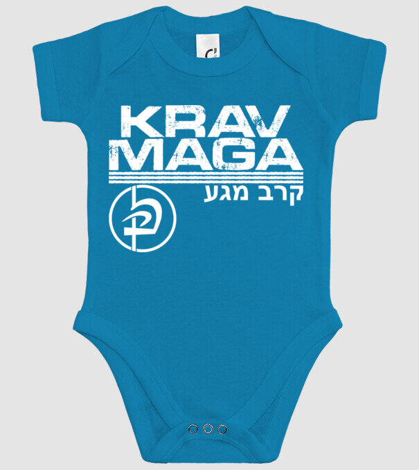 Krav Maga model turcoaz pe tricou