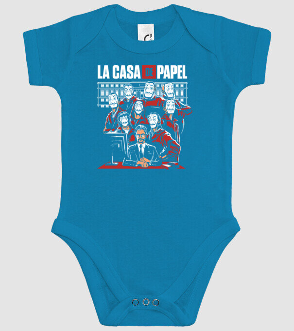 La casa de papel grupo model turcoaz pe tricou