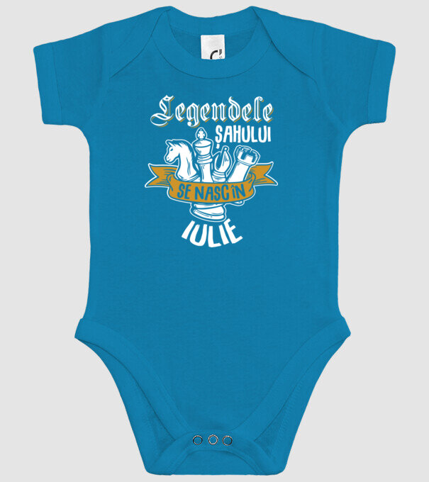 Legendele șahului se nasc în iulie model turcoaz pe tricou