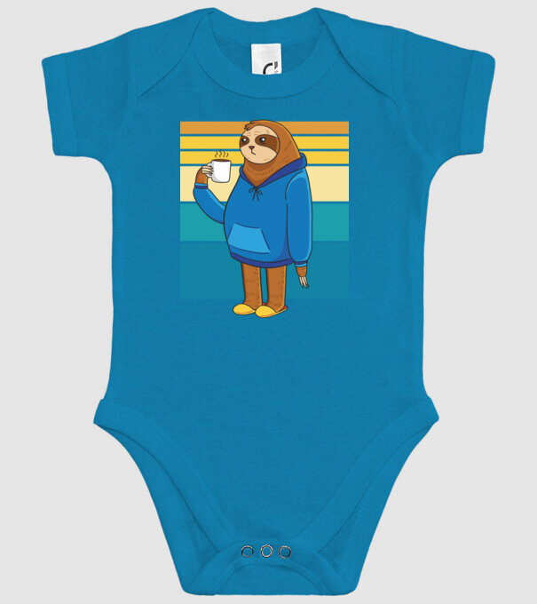 Leneș model turcoaz pe tricou
