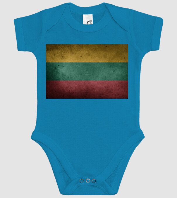 LITHUANIA model turcoaz pe tricou