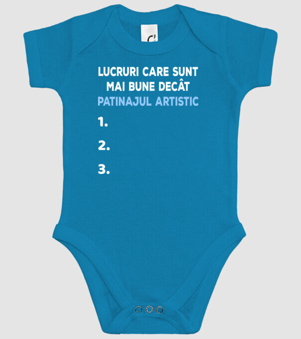 Lucruri care sunt mai bune decât patinajul artistic model turcoaz pe tricou