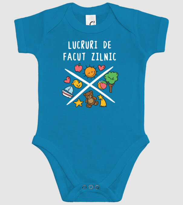 lucruri de făcut zilnic model turcoaz pe tricou