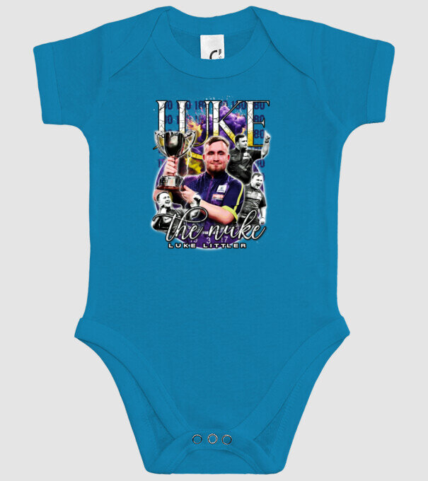 Luke the nuke model turcoaz pe tricou