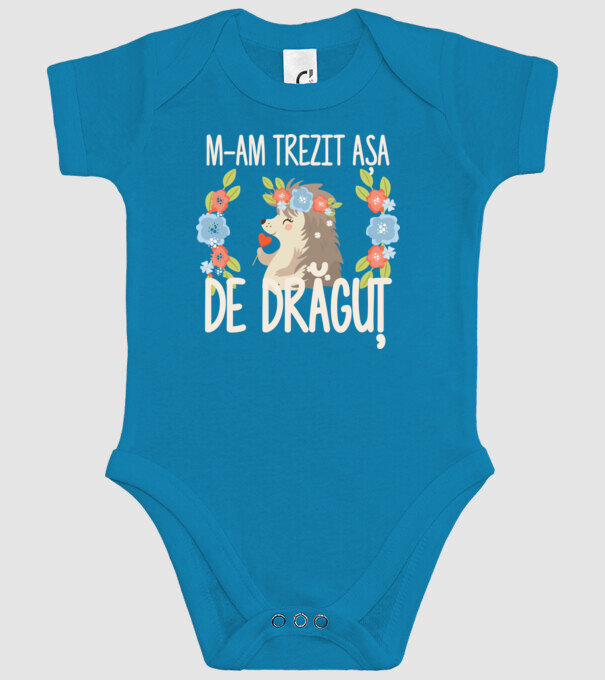 M-am trezit așa de drăguț model turcoaz pe tricou