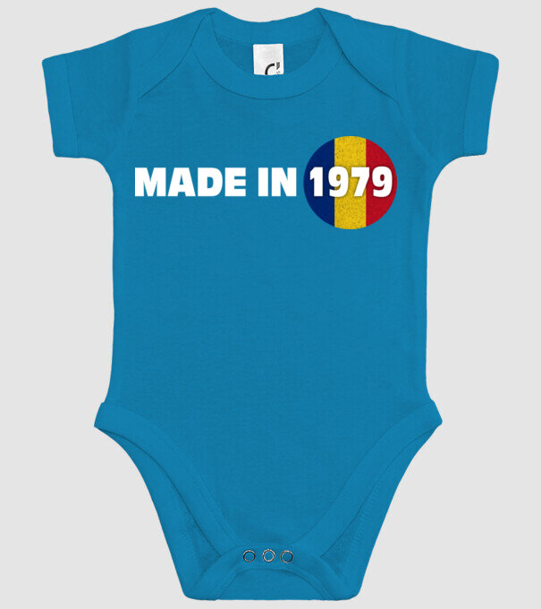 made in 1979 retro vintage model turcoaz pe tricou