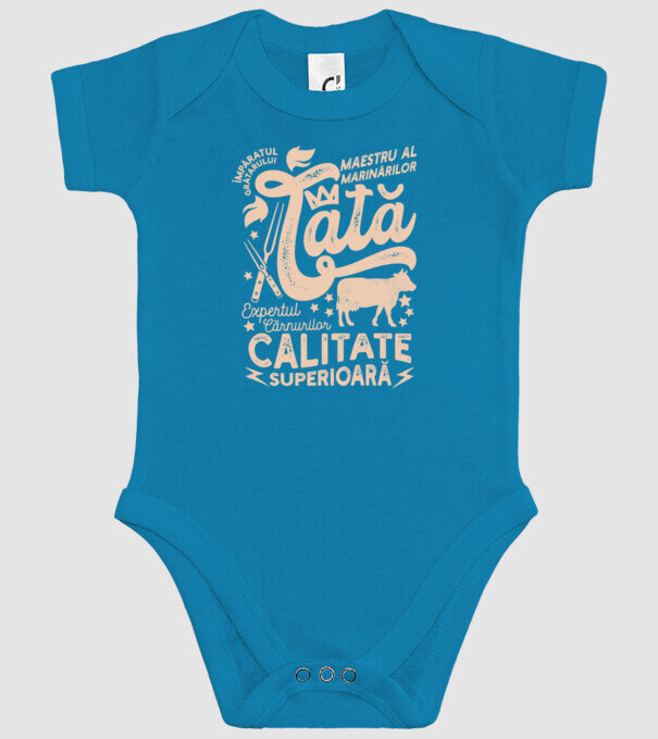 Împăratul grătarului, maestru al marinărilor, expertul cărnurilor - tată - Calitate superioară model turcoaz pe tricou