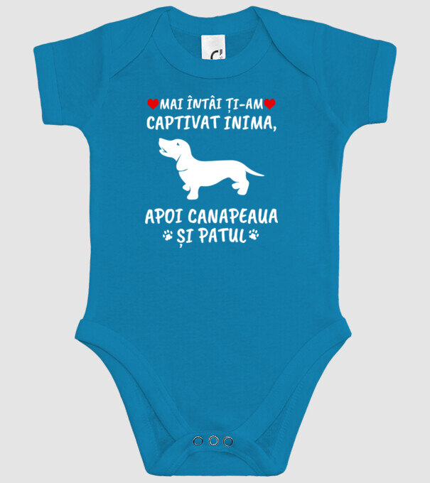 Mai întâi ți-am captivat inima, apoi canapeaua și patul model turcoaz pe tricou