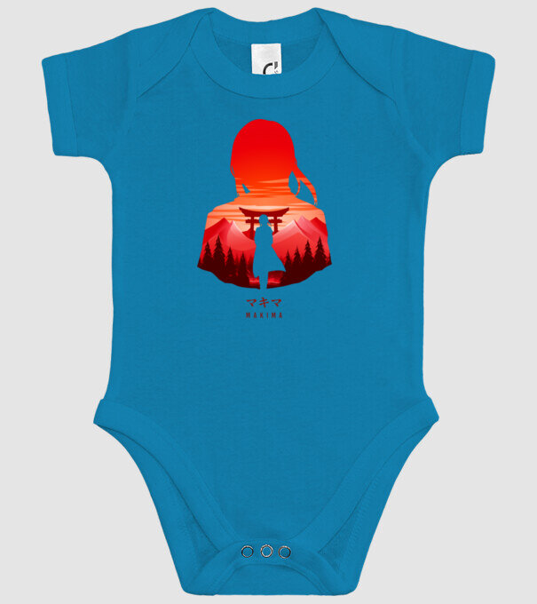 Makima model turcoaz pe tricou