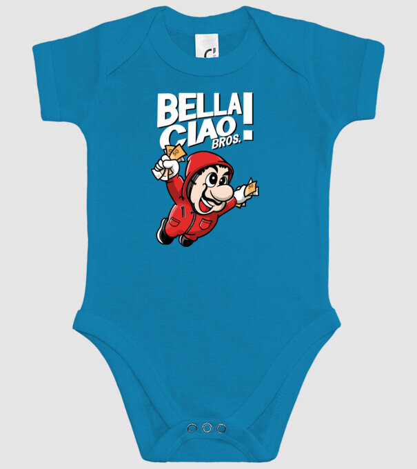 mario la casa de papel model turcoaz pe tricou