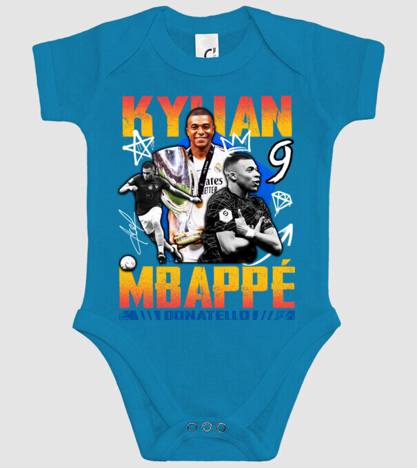 Mbappé tribute model turcoaz pe tricou