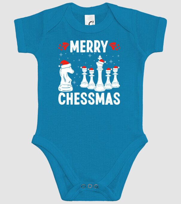 merry chessmass model turcoaz pe tricou