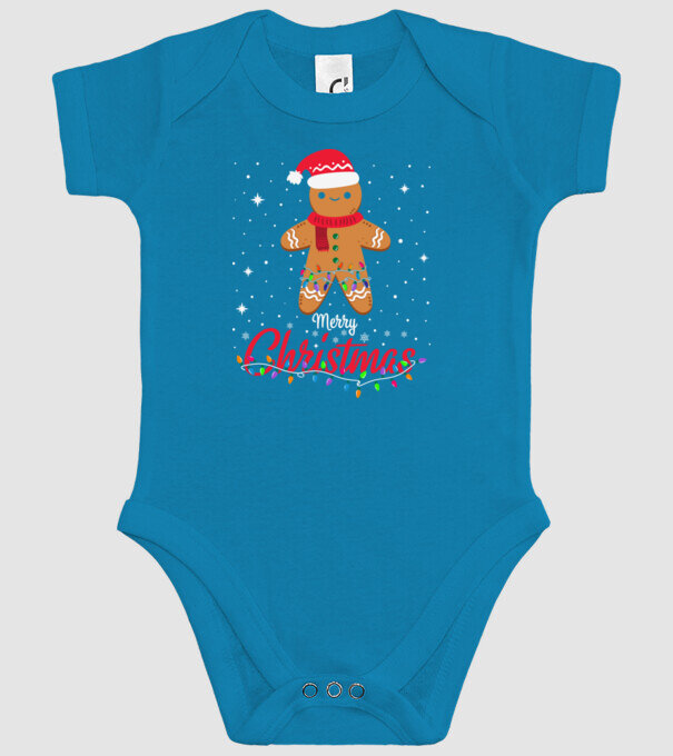 Merry christmas cookie model turcoaz pe tricou