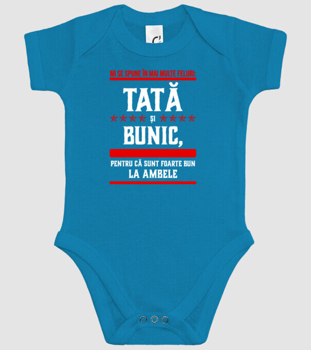 mi se spune în mai multe feluri: tată și bunic, pentru că sunt foarte bun la ambele model turcoaz pe tricou