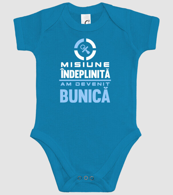 Misiune îndeplinită - am devenit bunică model turcoaz pe tricou