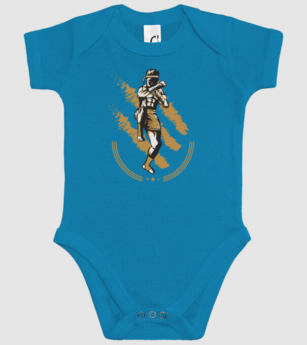 Muay Thai 2 model turcoaz pe tricou