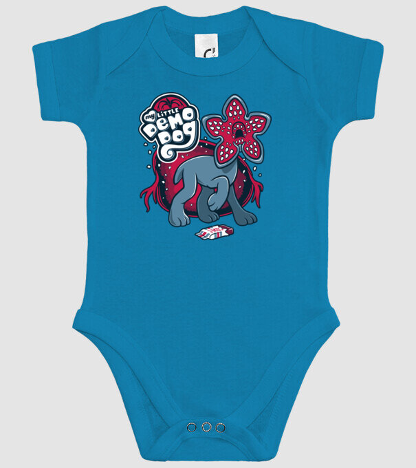 my little demodog model turcoaz pe tricou