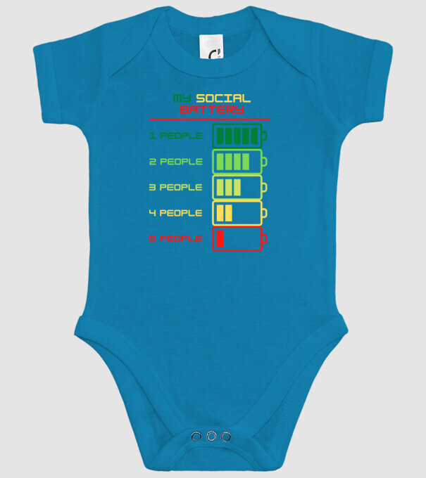 My social battery model turcoaz pe tricou