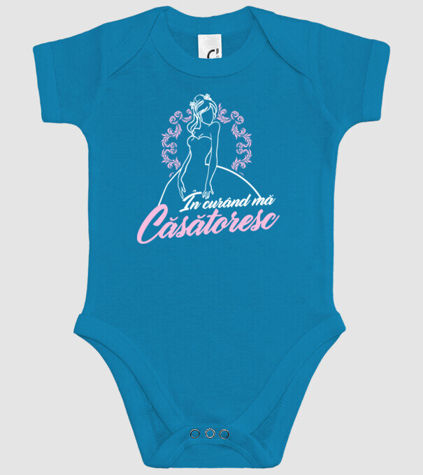 În curând mă căsătoresc model turcoaz pe tricou