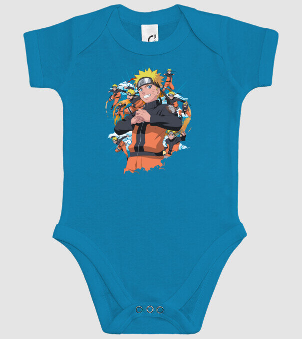 NARUTO model turcoaz pe tricou