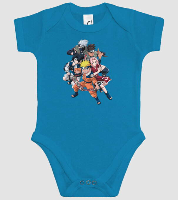 NARUTO model turcoaz pe tricou