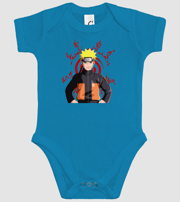 NARUTO model turcoaz pe tricou