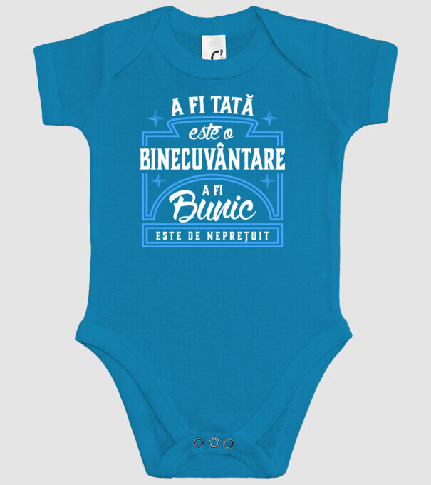 Neprețuit bunic model turcoaz pe tricou