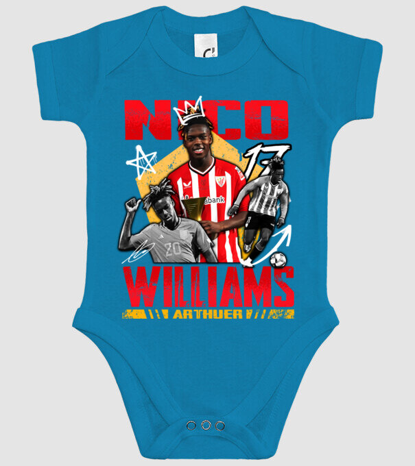 Nico Williams tribute model turcoaz pe tricou