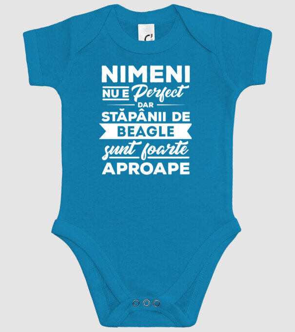 nimeni nu e perfect, dar stăpânii de beagle sunt foarte aproape model turcoaz pe tricou