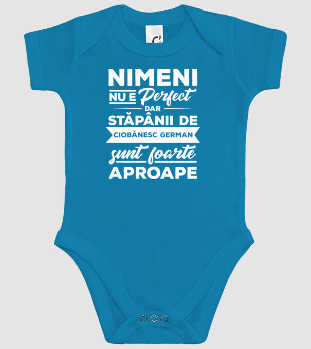 nimeni nu e perfect, dar stăpânii de ciobănesc german sunt foarte aproape model turcoaz pe tricou