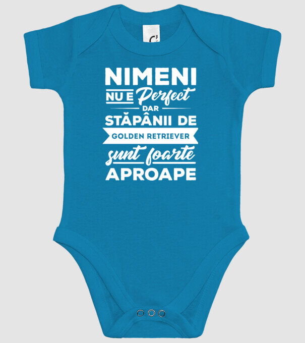 nimeni nu e perfect, dar stăpânii de goldern retriever sunt foarte aproape model turcoaz pe tricou