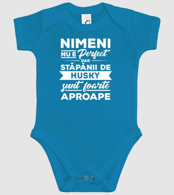 nimeni nu e perfect, dar stăpânii de husky sunt foarte aproape model turcoaz pe tricou